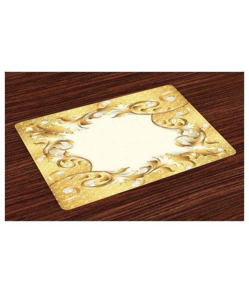 Pearls Place Mats  Set of 4