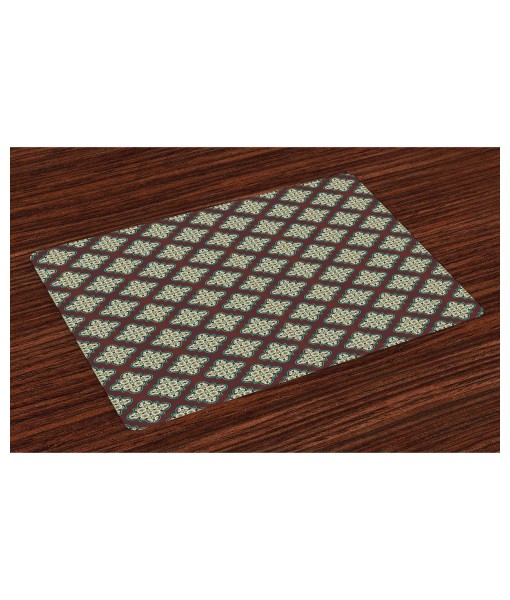 Quatrefoil Place Mats  Set of 4