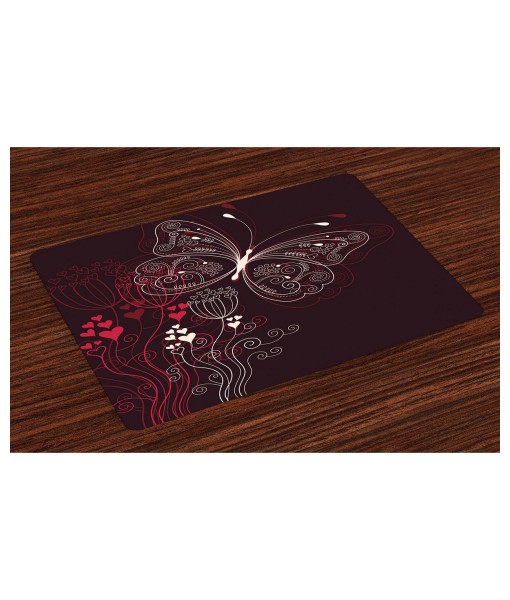 Romantic Place Mats  Set of 4