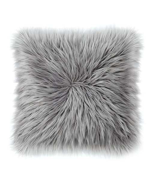 Sheepskin Faux-Fur Decorative Pillow  22