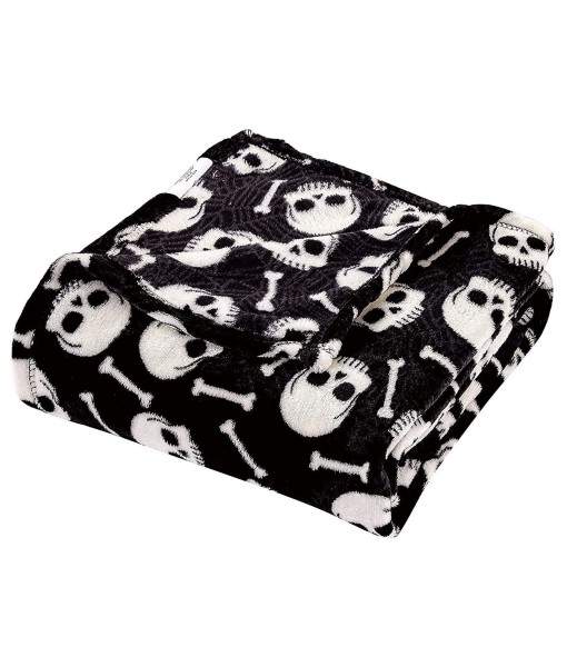 Ultra Soft & Cozy Halloween Spooky Skulls Ultra Plush Throw - 50 in. W x 60 in. L